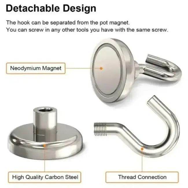 Strong Magnetic Hooks for Kitchen Storage and Organization - Estalios