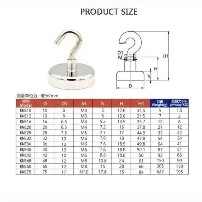 Strong Magnetic Hooks for Kitchen Storage and Organization - Estalios