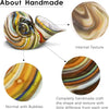 Stunning Hand Blown Glass Nautilus Conch Sculpture - Multicolor Seashell Art Figurine for Elegant Home Decor and Unique Crystal Paperweight - Estalios