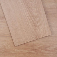 Stunning Light Brown Wood-Grain Vinyl Floor Mat - Estalios