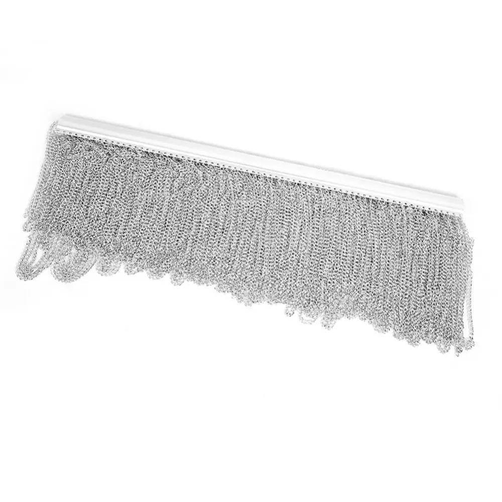 Dazzling Silver Cascade Curtain! Unleash shimmering elegance with our Silver Cascade Curtain. This stunning beaded curtain transforms any space into a glamorous haven, reflecting - Estalios