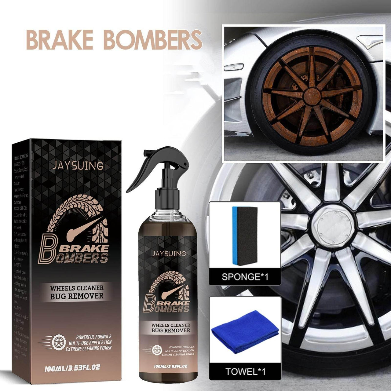Stylish Apparel, Trendy Footwear, Chic Handbags, Quality for All

Jaysuing Car Brake Cleaner, Brake Disc Parts Wheel Hub Rust Remover - Estalios