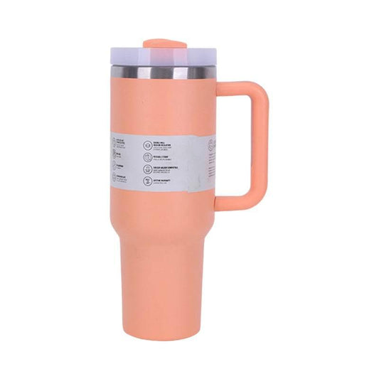 Stylish Apparel, Trendy Footwear & Quality Essentials for Everyone

40 Oz Insulated Tumbler with Straw, Handle & Lid - Stainless Steel, Hot & Cold Drinks, Fits Car Cup Holders - Estalios