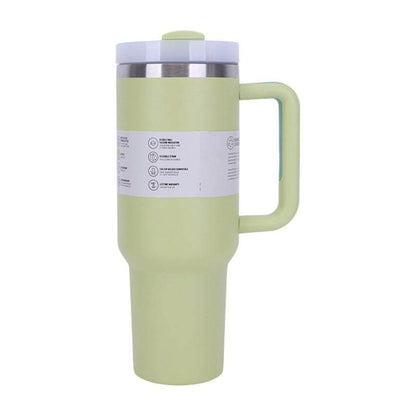 Stylish Apparel, Trendy Footwear & Quality Essentials for Everyone

40 Oz Insulated Tumbler with Straw, Handle & Lid - Stainless Steel, Hot & Cold Drinks, Fits Car Cup Holders - Estalios