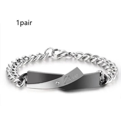 Twisted Fate Bracelet: Ignite Your Connection - Estalios