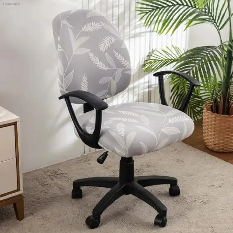 Stylish Elastic Office Chair Covers - 2 Pack - EstaliosShop