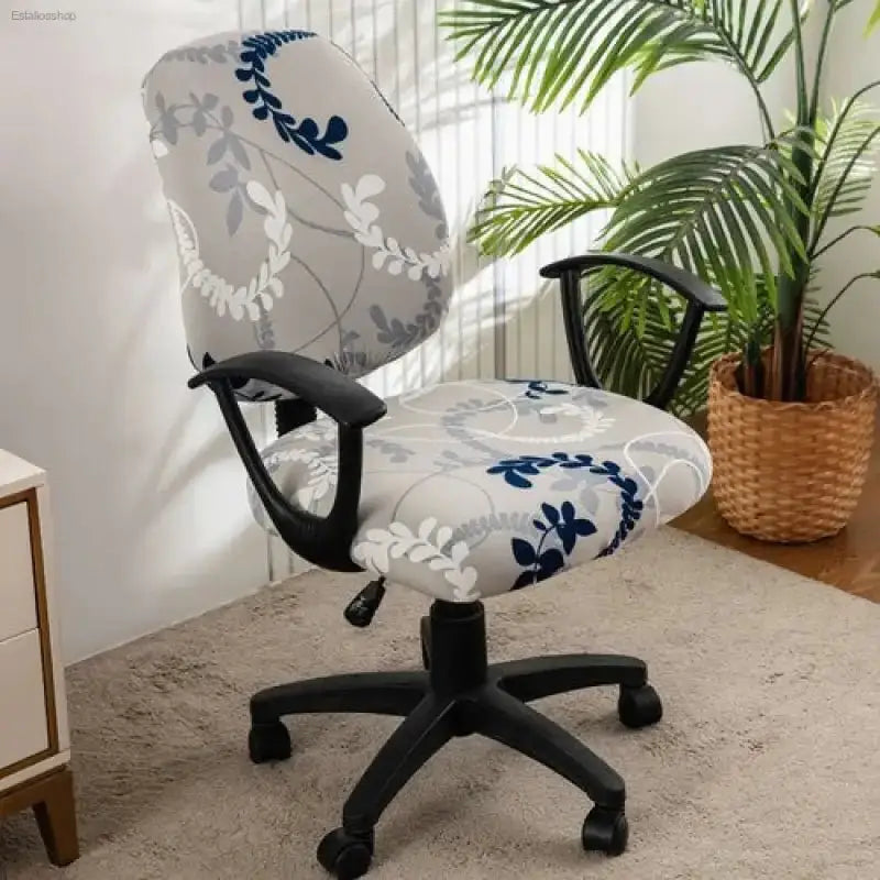 Stylish Elastic Office Chair Covers - 2 Pack - EstaliosShop