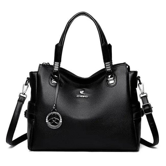 Unleash Your Style with Bold Leather Handbag Trio Set - Estalios