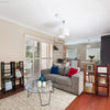 Stylish Mahogany Folding Bookcase - 3 Shelves, Perfect for Home or Office! - Estalios