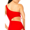 Stylish One Piece Side Lace Cutout Swimsuit Design - Estalios