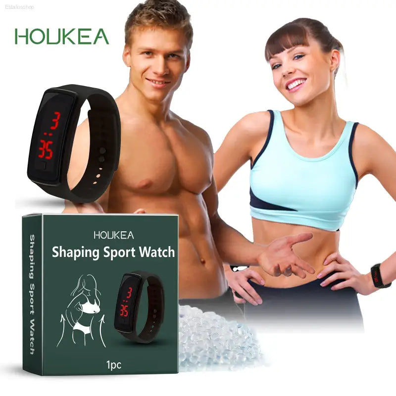 Stylish Silicone Sports Watch with Health Tracking Features for Fitness Enthusiasts eprolo  EstaliosShop