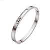 Stylish Stainless Steel Buckle Bracelet with Diamond Inlay for Fashionable Women eprolo  EstaliosShop 14.20