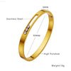 Stylish Stainless Steel Buckle Bracelet with Diamond Inlay for Fashionable Women eprolo  EstaliosShop 14.80