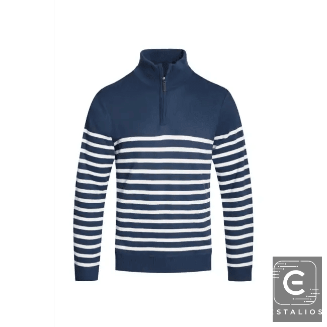 Amp Up Your Look with the Ultimate Striped Quarterzip Set - Estalios
