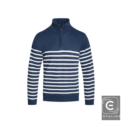Amp Up Your Look with the Ultimate Striped Quarterzip Set - Estalios