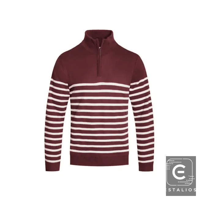 Amp Up Your Look with the Ultimate Striped Quarterzip Set - Estalios