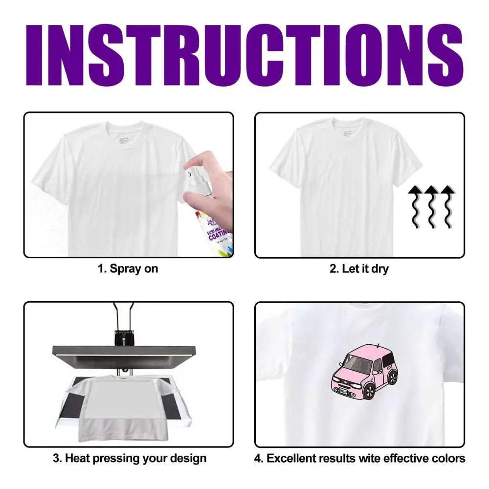 Sublimation Coating Spray Clothing Heat Transfer Adhesion - Estalios