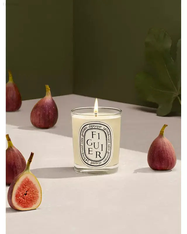 🌞 Summer Escape – DIPTYQUE Figuier Small Scented Candle 2.4 oz | Perfect for Creating a Relaxing Atmosphere - 2.4 oz
