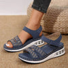 Summer Rhinestone Wedges Sandals Air Cushion Beach Shoes - Estalios