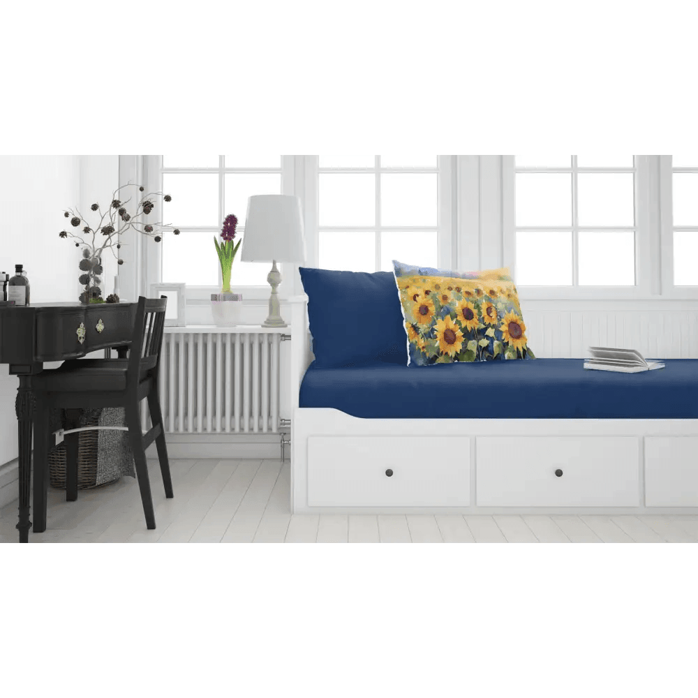 Wake Up to Sunshine: Sunflower Bed with Watercolor Standard Pillowcase! Dream in Bloom with our Sunflower Bed and Watercolor Standard Pillowcase Collection! Transform your Bedroom - Estalios