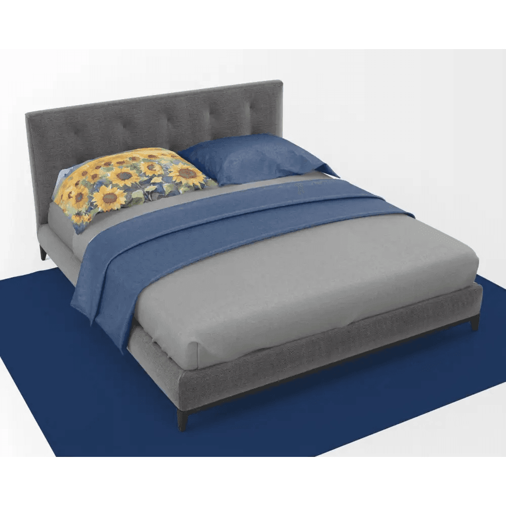 Wake Up to Sunshine: Sunflower Bed with Watercolor Standard Pillowcase! Dream in Bloom with our Sunflower Bed and Watercolor Standard Pillowcase Collection! Transform your Bedroom - Estalios