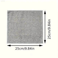 Super Absorbent Gray Bamboo Charcoal Dishcloths - 1/12PCS Microfiber Kitchen Wiping Rags for Anti-Grease Cleaning - Estalios