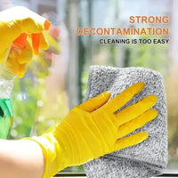 Super Absorbent Gray Bamboo Charcoal Dishcloths - 1/12PCS Microfiber Kitchen Wiping Rags for Anti-Grease Cleaning - Estalios