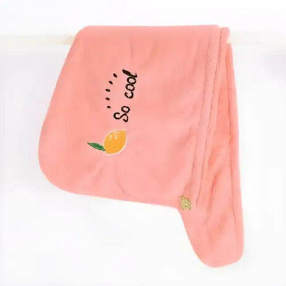 Super Absorbent Hair Towels for Quick Drying - Pink & Purple Star Designs - Estalios
