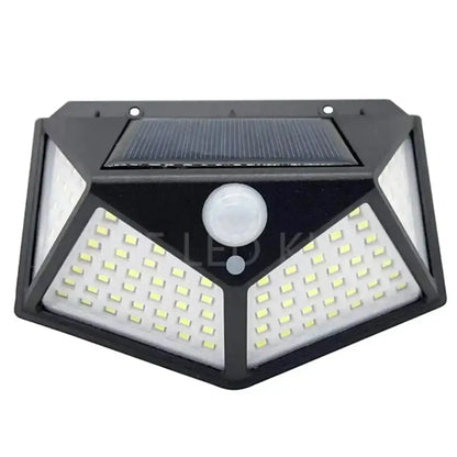 Black solar-powered motion sensor light for multifunctional outdoor garden decoration