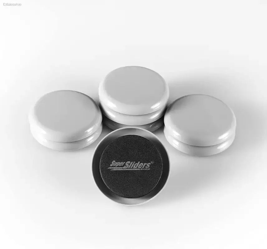 Super Sliders 2.5 Inch Round Reusable Furniture Sliders for Easy Movement on Carpeted Surfaces