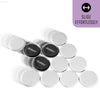 Effortless Moving with Super Sliders: 2.5" Round Reusable Furniture Sliders for Carpet - 8 Pack in Gray