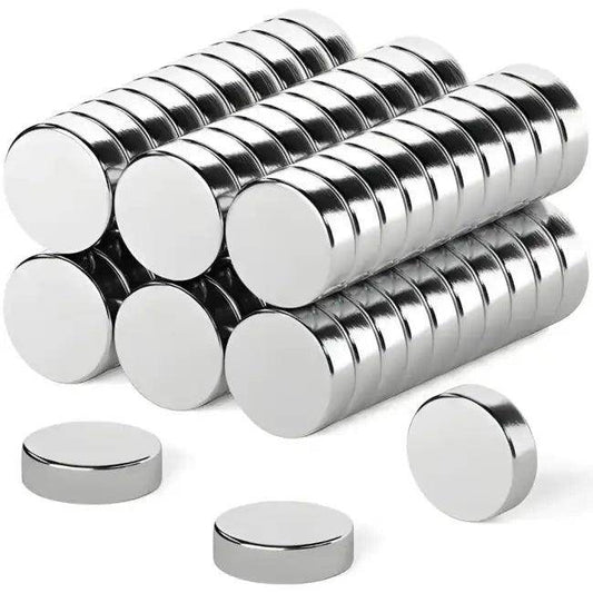 Magnetic Magic: Shiny Stackable Round Magnets for Fun - Estalios