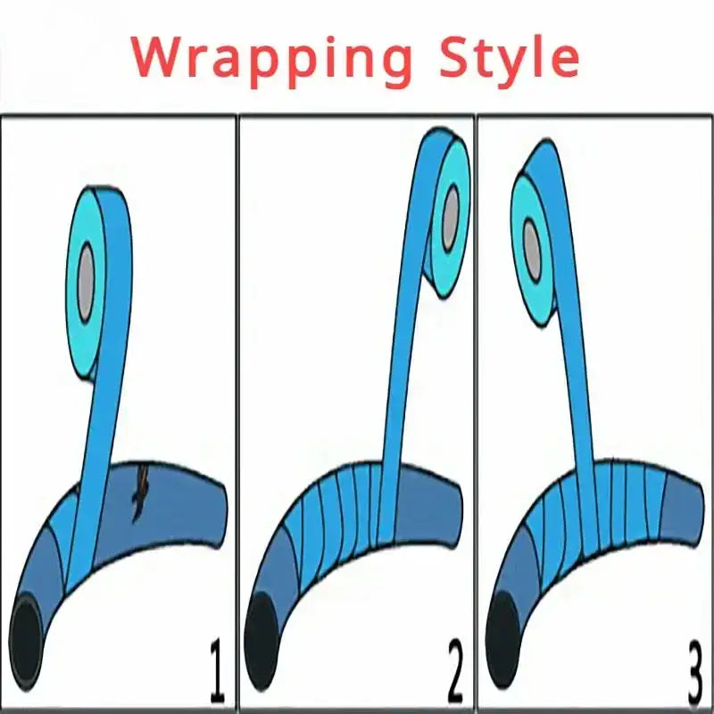 Handlebar wrapping styles with Super Strong Waterproof Silicone Tape for leaks seal repair