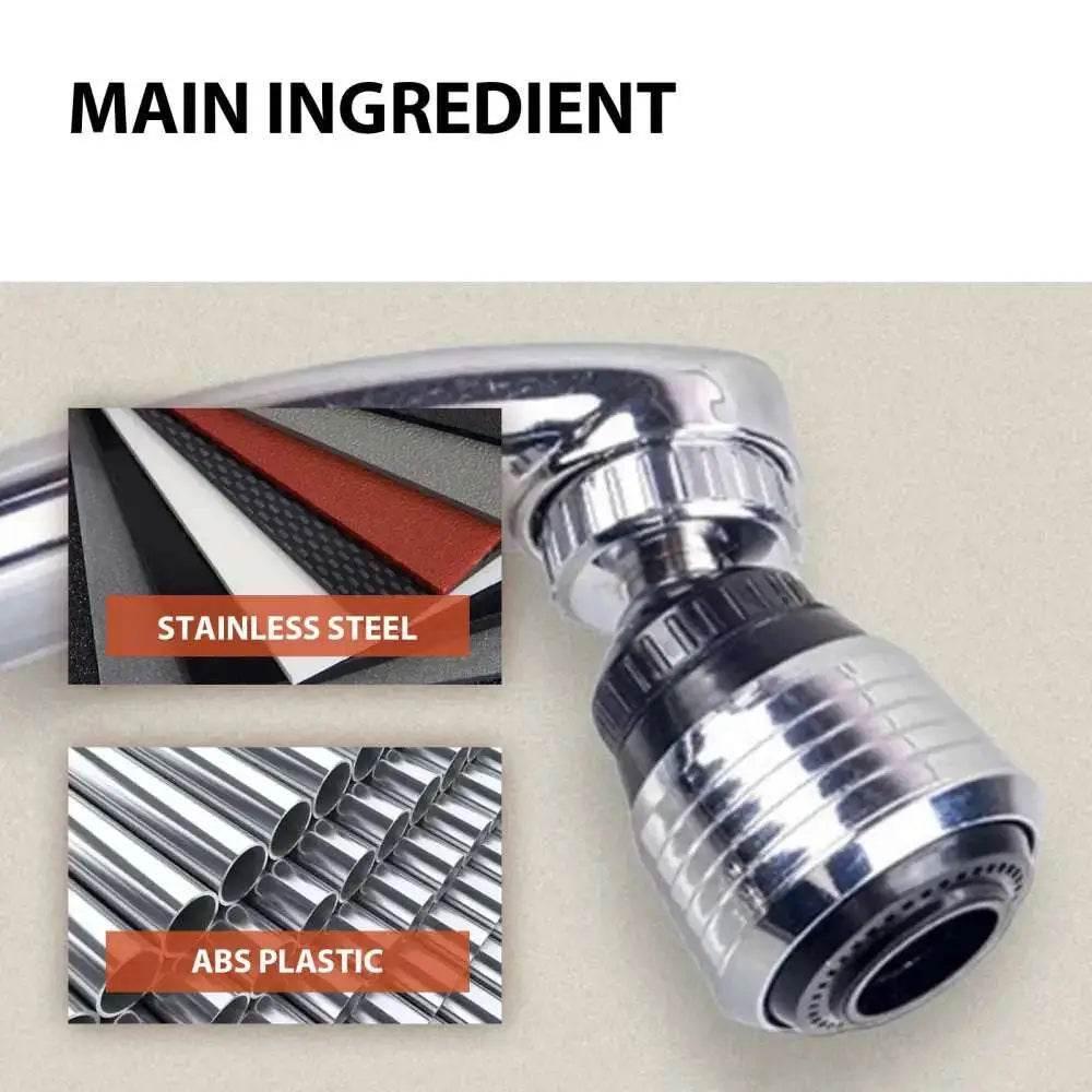 Supercharged Shower Head Home Kitchen Faucet Anti-Splash Head - Estalios