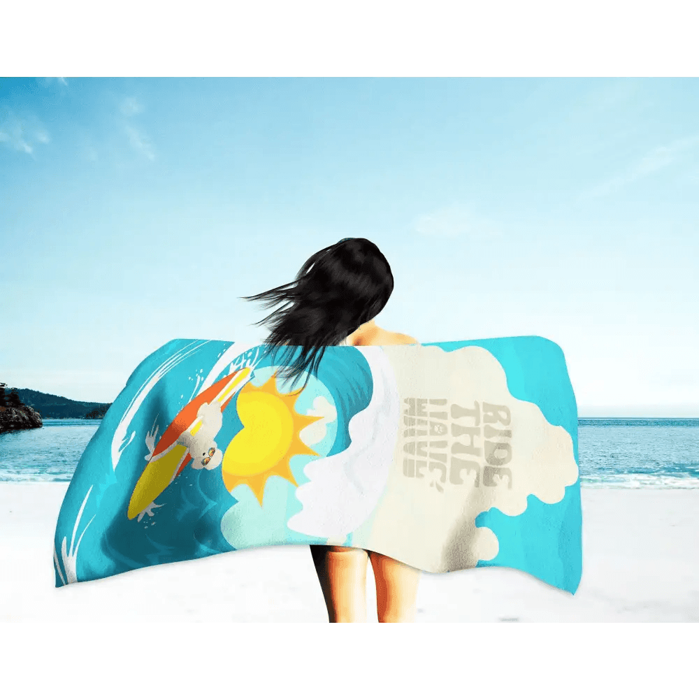 Surf's Up Pup: Beach Towel Bonanza - Estalios