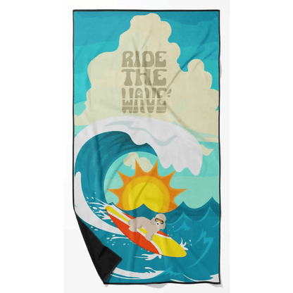 Surf's Up Pup: Beach Towel Bonanza - Estalios