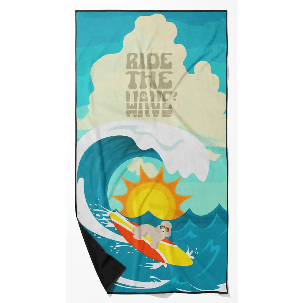 Surf's Up Pup: Beach Towel Bonanza - Estalios