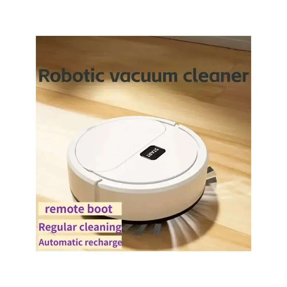 White sweeping robot for a fully automatic household cleaning up your space effortlessly