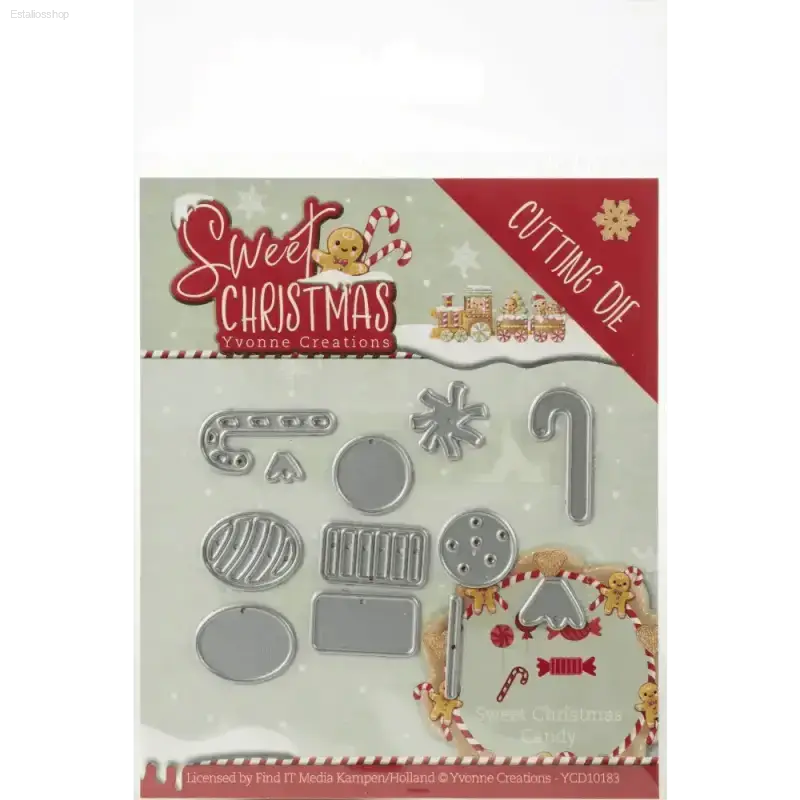 Sweet Christmas Candy Die Set: Craft Holiday Magic! Create Festive and Delightful Christmas Crafts with our Sweet