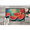Sweet Slice Welcome: Watermelon Doormat! Watermelon Slice Doormat: The perfect summery welcome for your guests! This vibrant doormat - Estalios