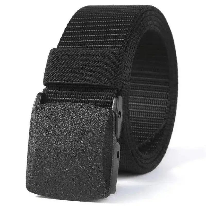 Tactical Auto Buckle Nylon Belt for Hunting featuring a military automatic buckle design