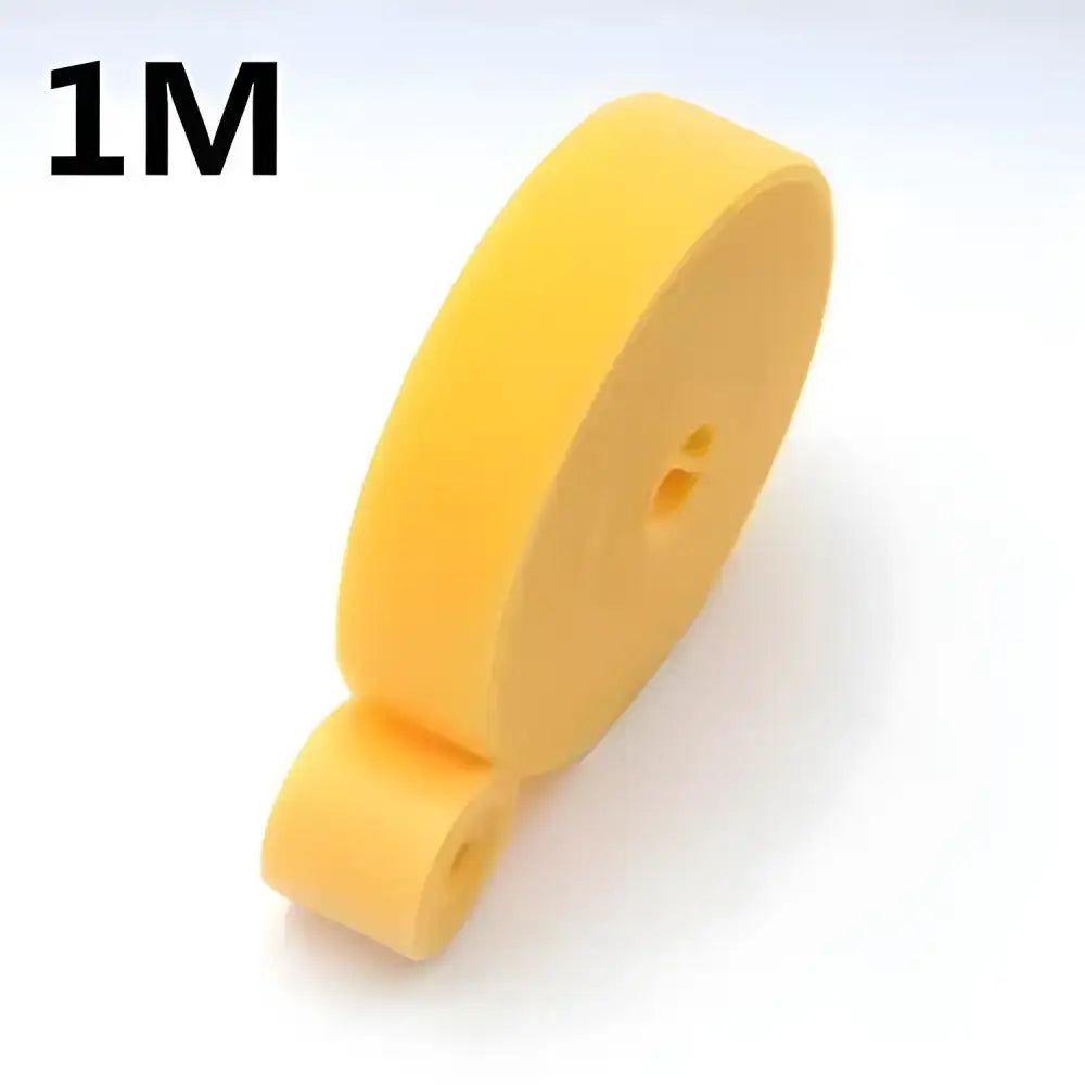 Yellow foam roll for Tame Cable Chaos with Winder Tape, perfect cable organizer solution