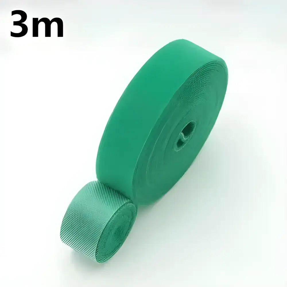 Green hook and loop fastener rolls for easy cable management with Winder Tape