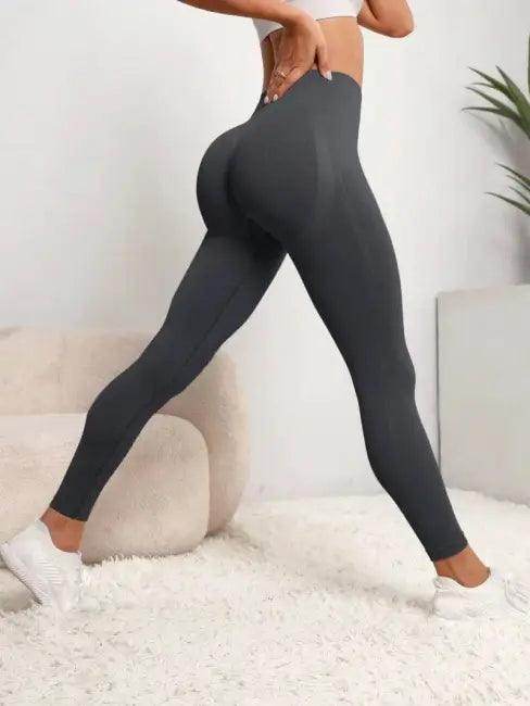 Taupe Seamless Hip Lifting Leggings for Women - Flatter Your Figure - Estalios