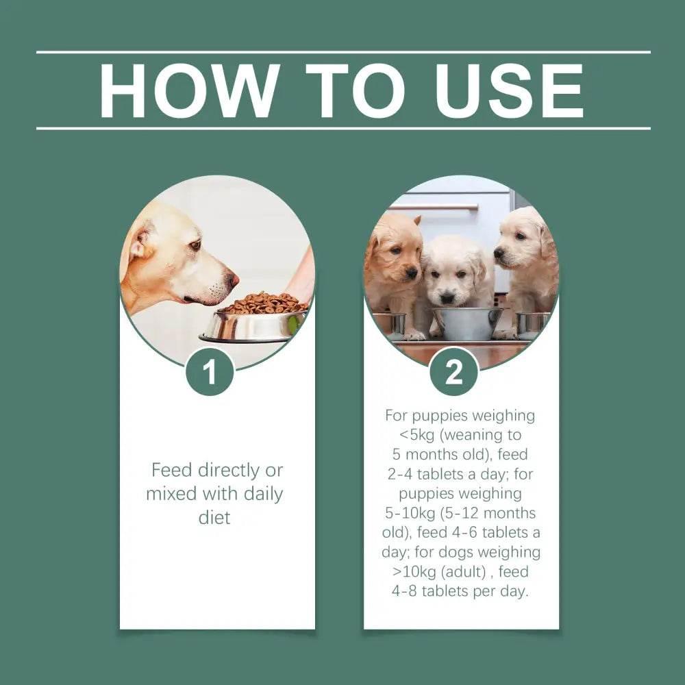 Tear-Stained Eye Care Tablets For Dogs To Brighten Eyes - Estalios