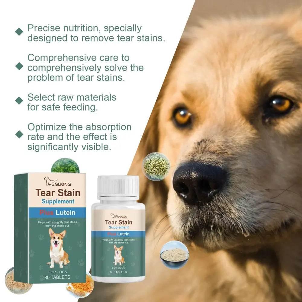 Tear-Stained Eye Care Tablets For Dogs To Brighten Eyes - Estalios