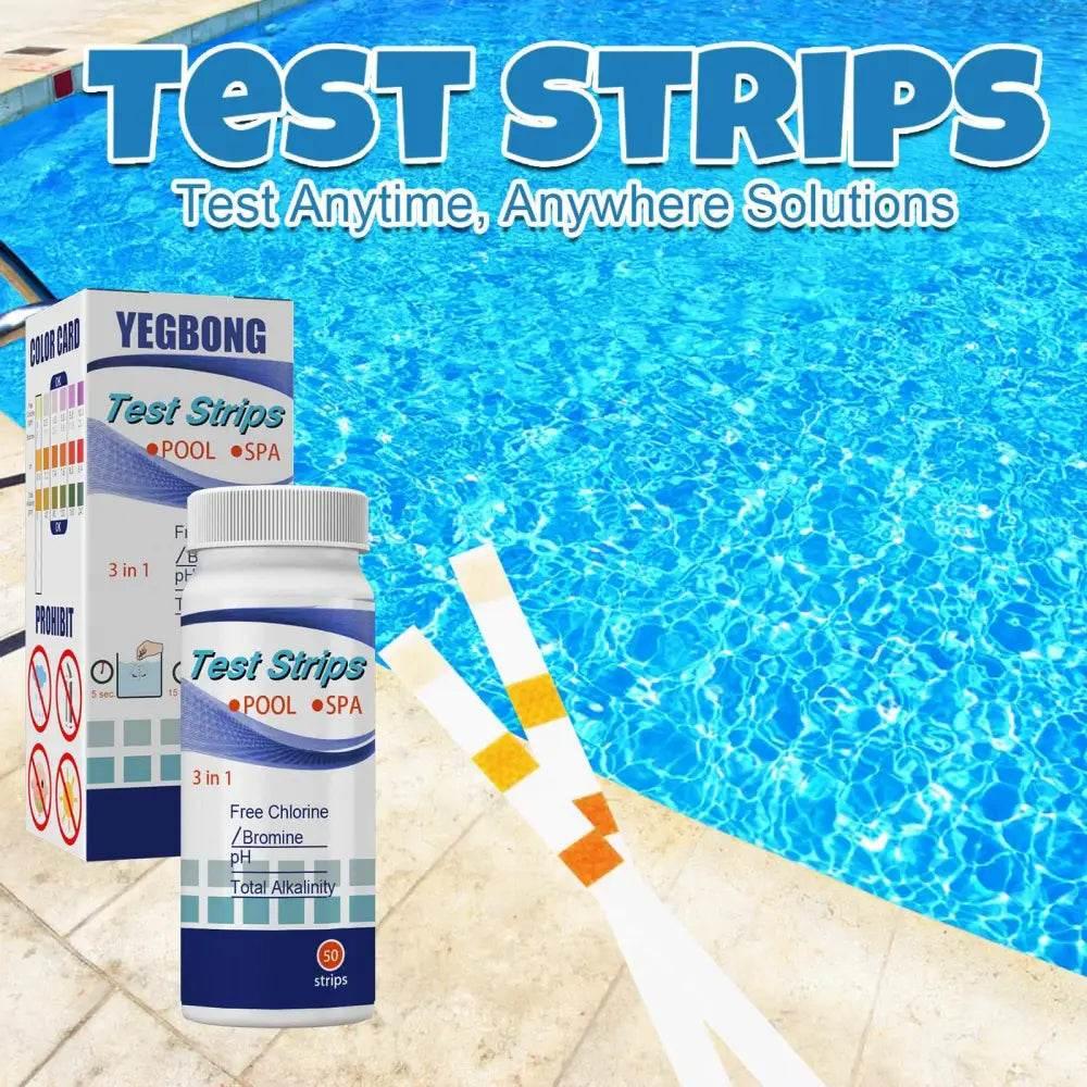 Test Strips for Swimming Pool Water Quality Analysis - Estalios