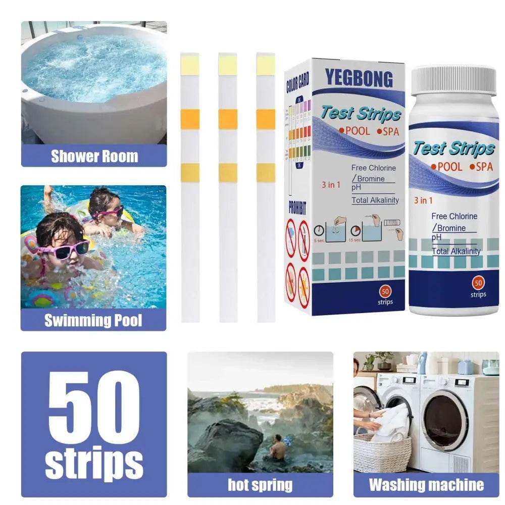 Test Strips for Swimming Pool Water Quality Analysis - Estalios