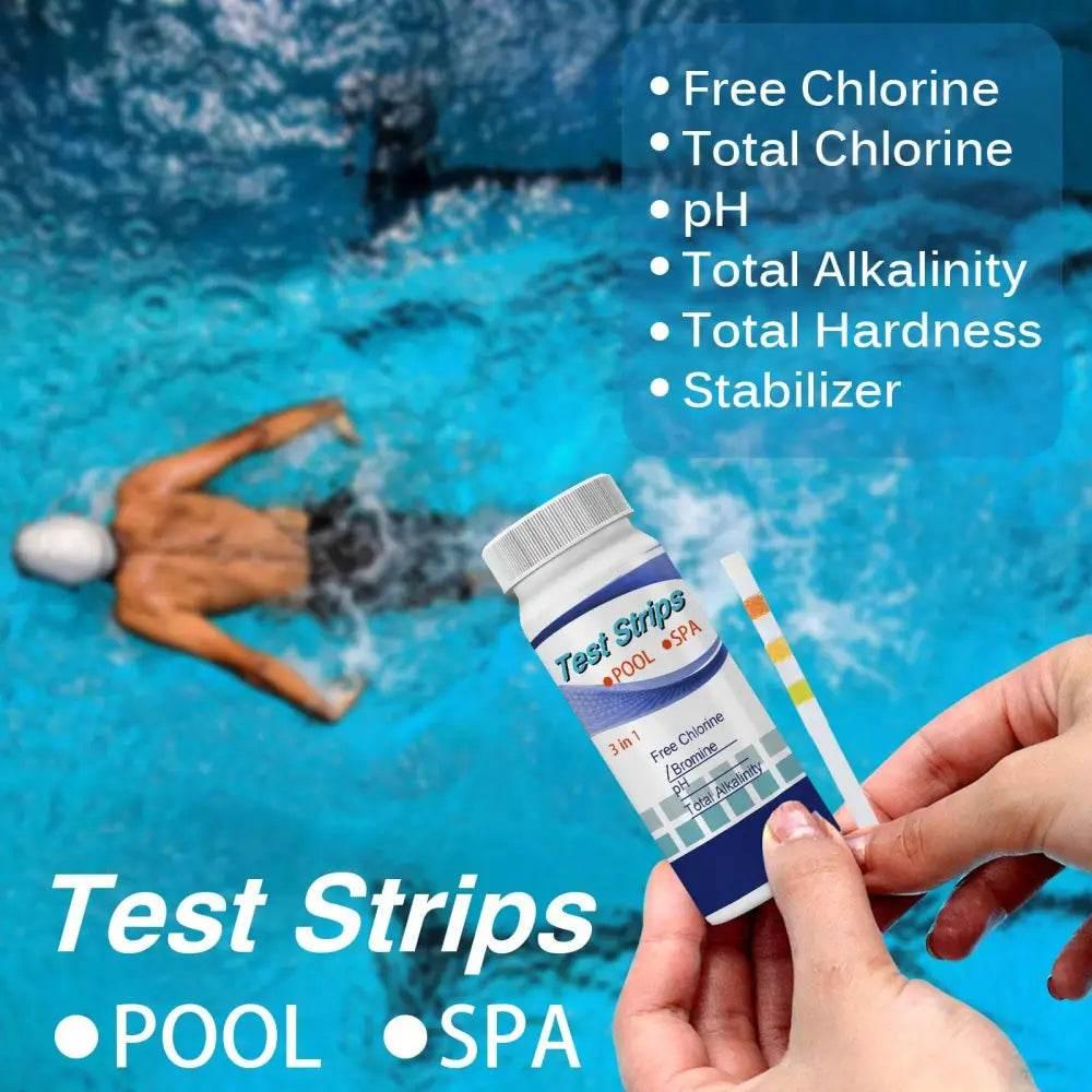 Test Strips for Swimming Pool Water Quality Analysis - Estalios