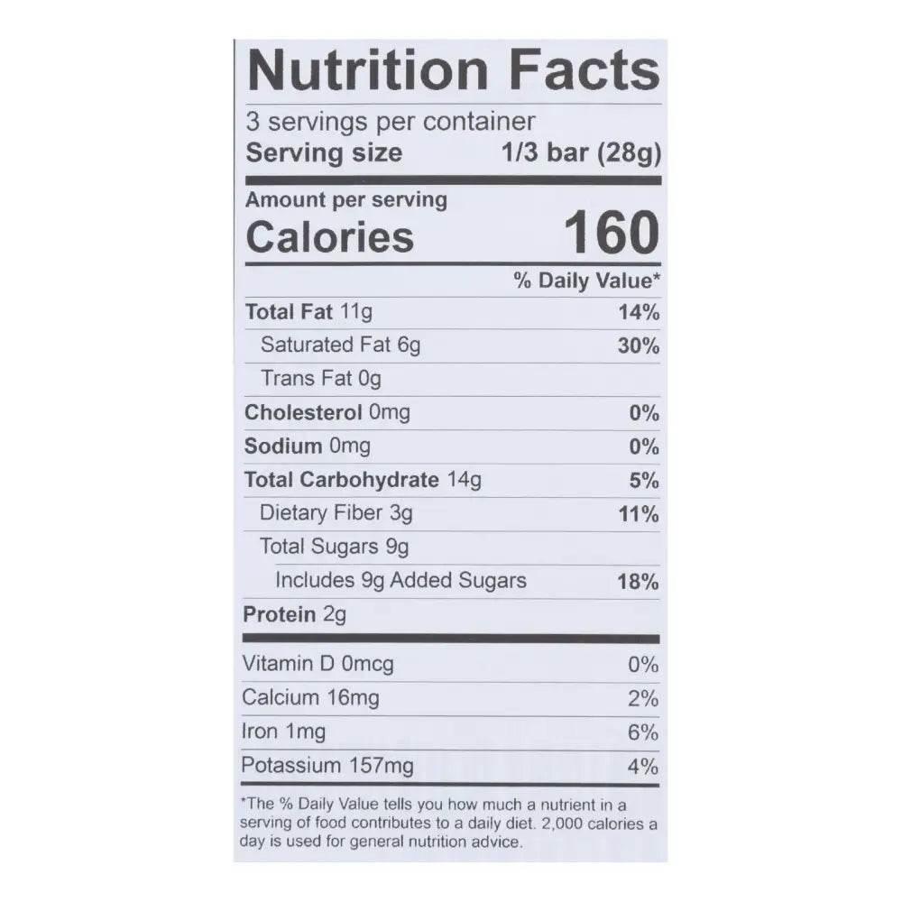 Theo Chocolate Organic Dark Chocolate Raspberry Bars - Case of 12 - Estalios